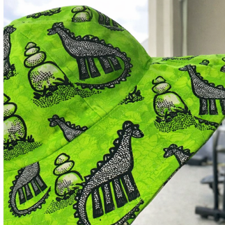 Dino On Green One Piece Square Leg