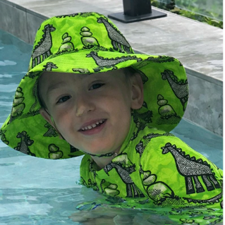 Dino On Green One Piece Square Leg