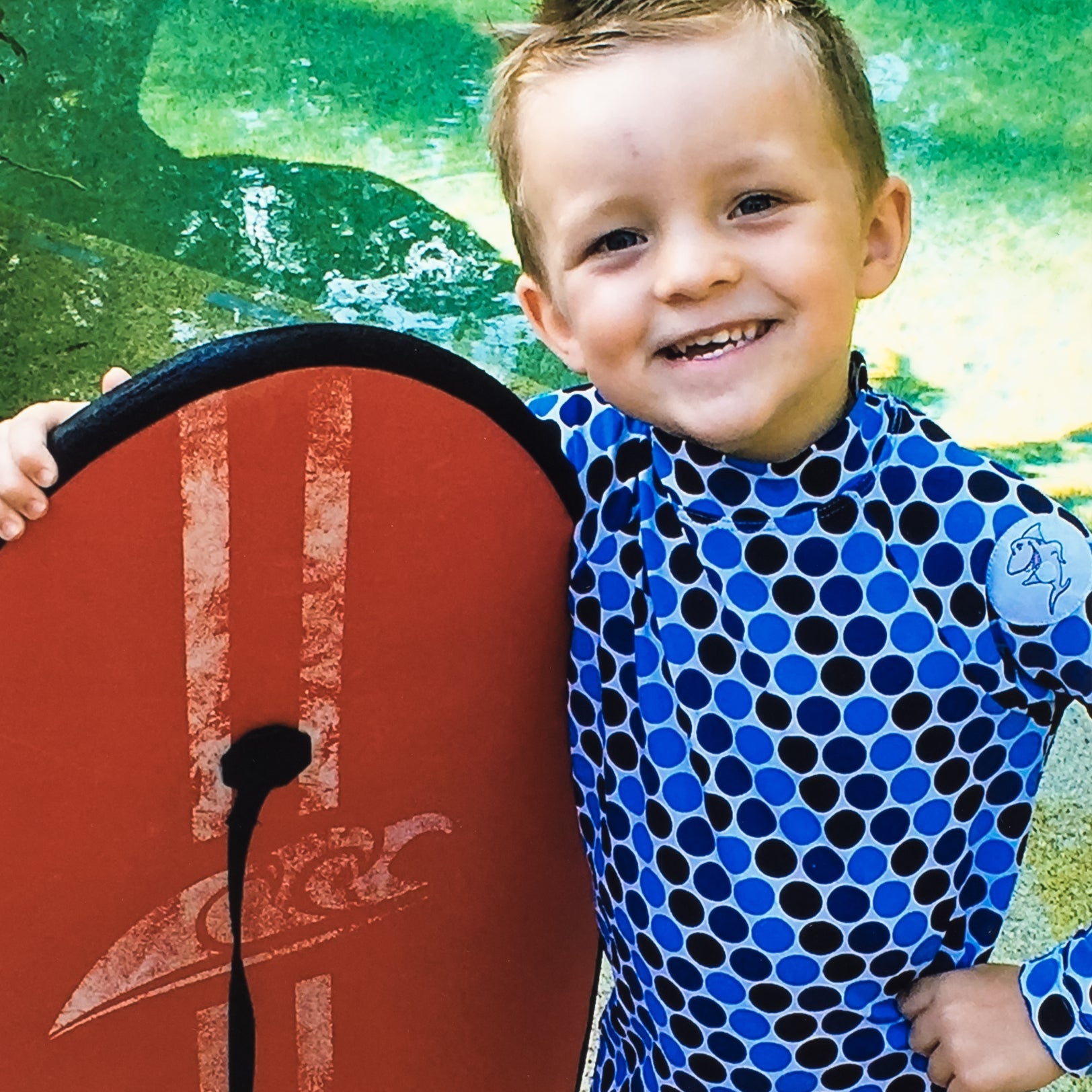 Blue Dots Long Sleeve Rashie