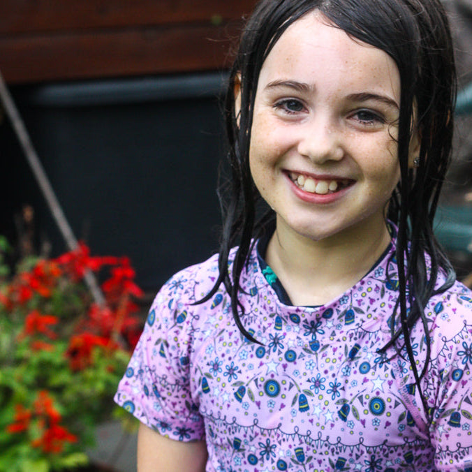 Party Pink Rashie Short Sleeve