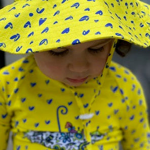 Umbrella Family Yellow Rashie & Bikini Bottom