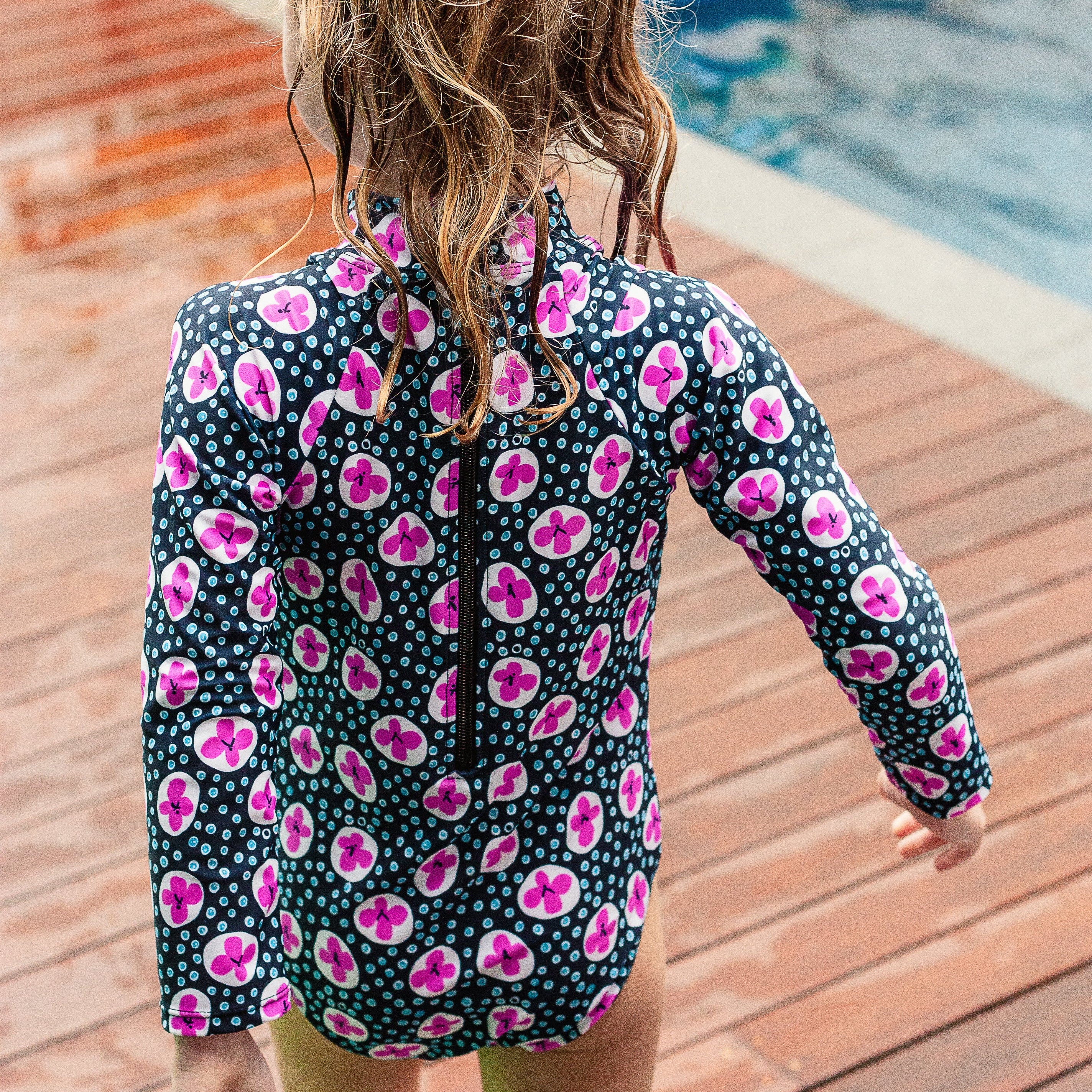 Blossom Pink One Piece Bikini Leg