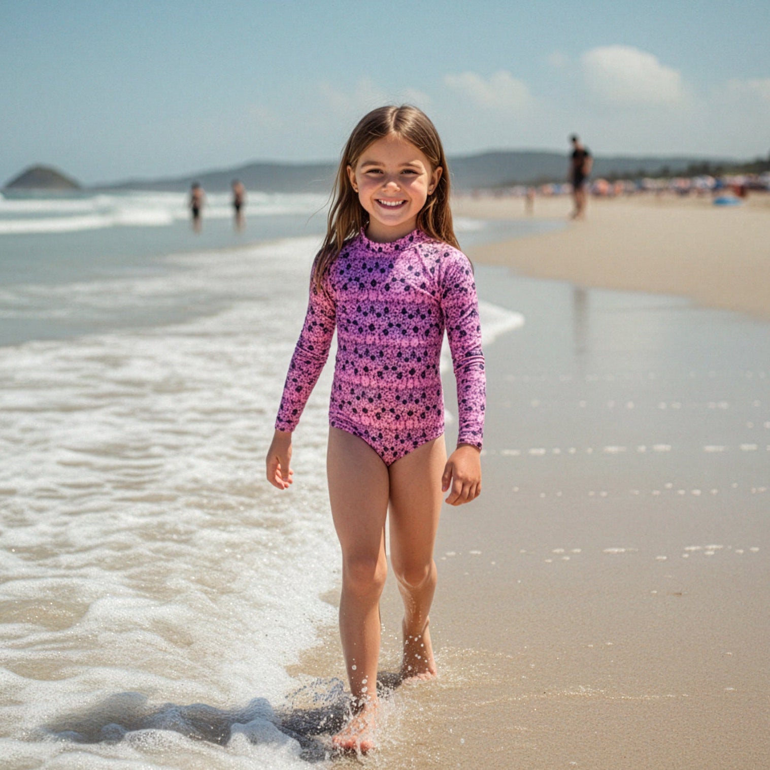 Party Pink One Piece Bikini Leg