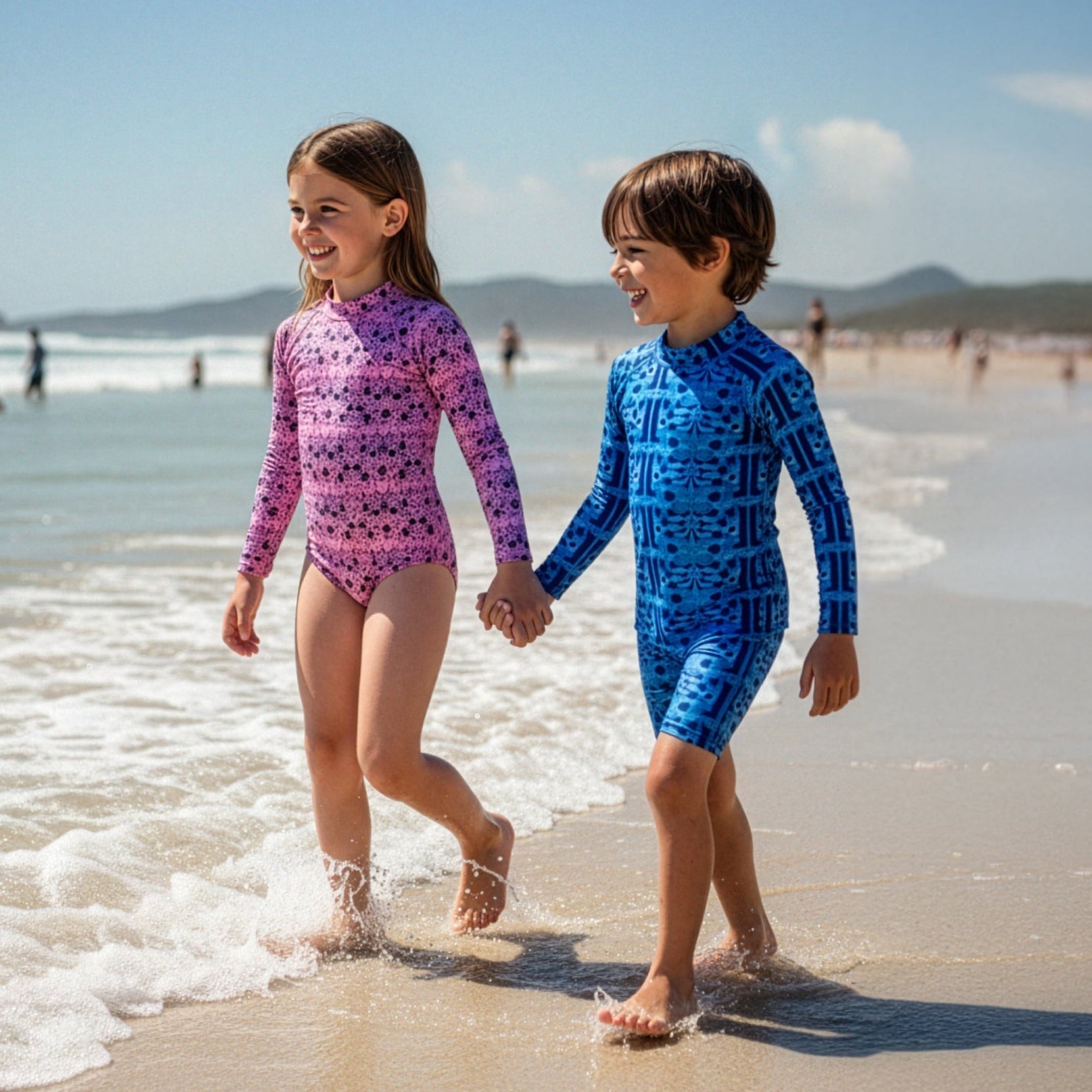 Party Pink One Piece Bikini Leg