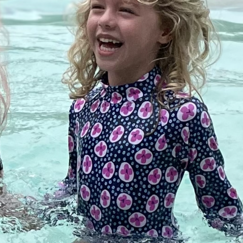 Blossom Pink One Piece Bikini Leg