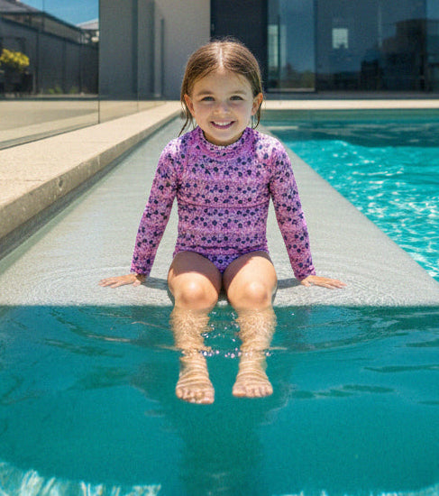 Party Pink One Piece Bikini Leg