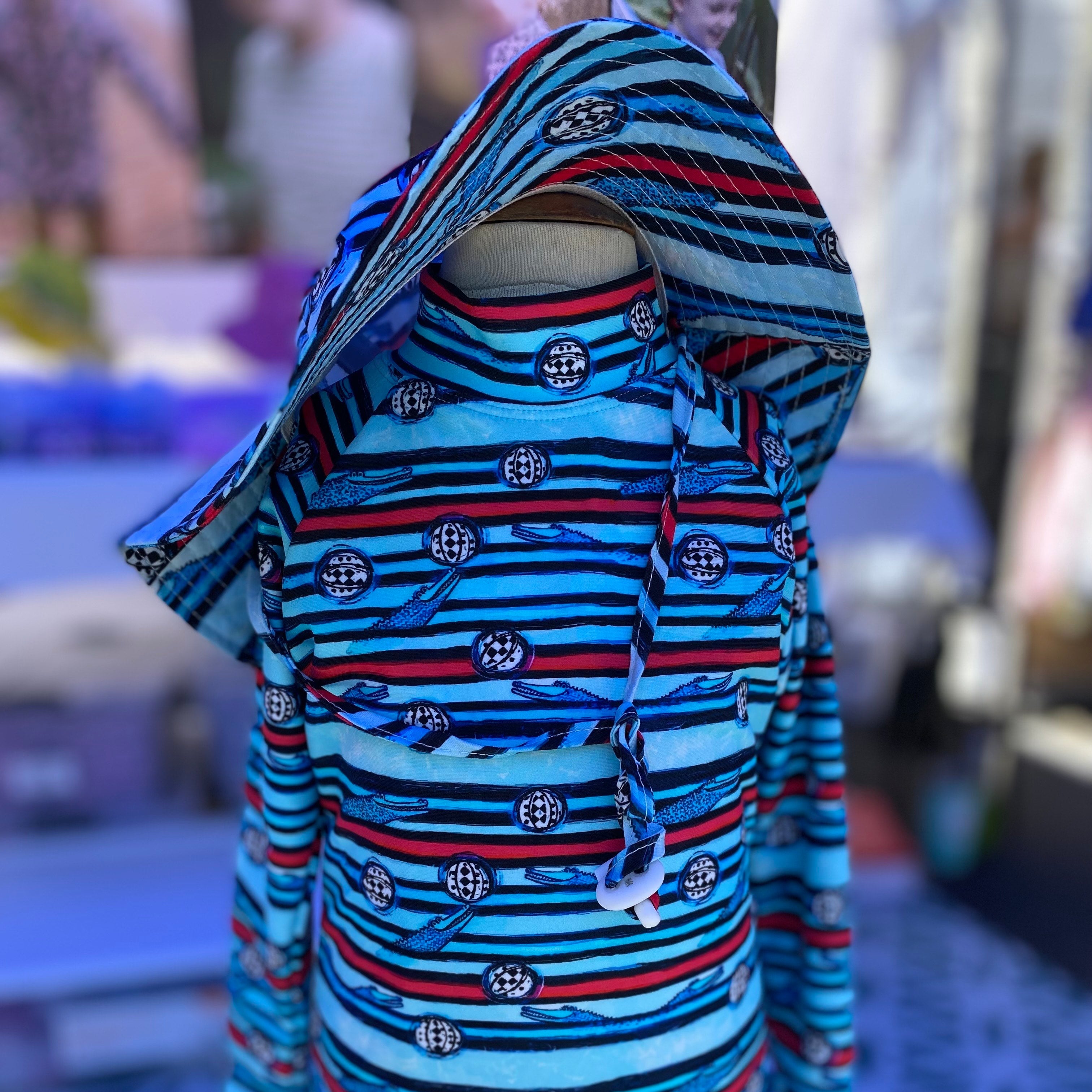 Crocodile Play One Piece Square Leg