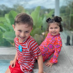 Stripe Red Short Sleeve Rashie