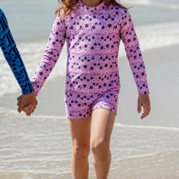 Party Pink One Piece Square Leg