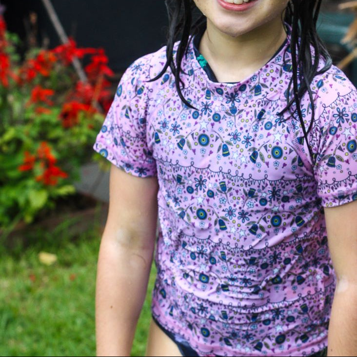 Party Pink Rashie Short Sleeve